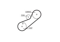 courroie de distribution 5464XS Gates