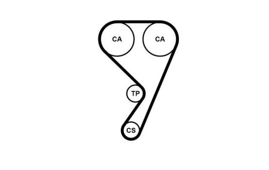 Courroie de distribution CT1211 Contitech, Image 2