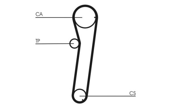courroie de distribution CT739 Contitech, Image 3