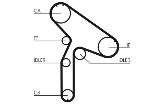 courroie de distribution CT921 Contitech, Image 4