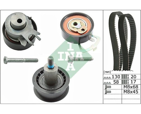 Kit de distribution 530053810 Ina