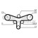 Kit de distribution CT1015K2 Contitech, Vignette 2