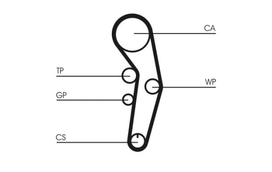 Kit de distribution CT1090K1 Contitech, Image 3