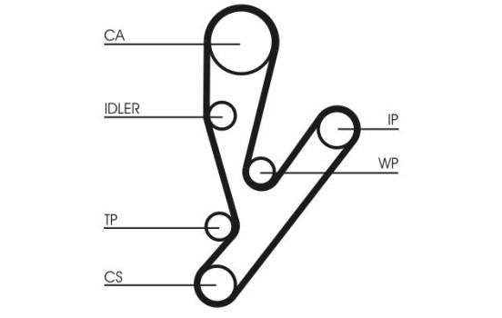 Kit de distribution CT1148K1 Contitech, Image 6