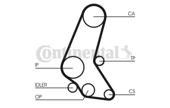 Kit de distribution CT748K5 Contitech, Image 5