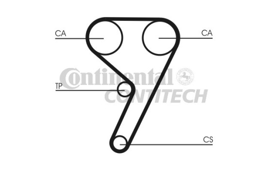 Kit de distribution CT881K1 Contitech, Image 2
