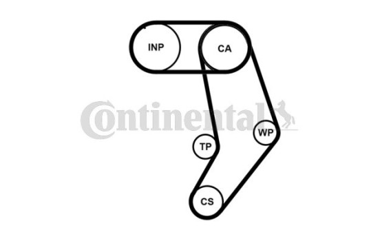 Kit de distribution CT939K9PRO Contitech, Image 2