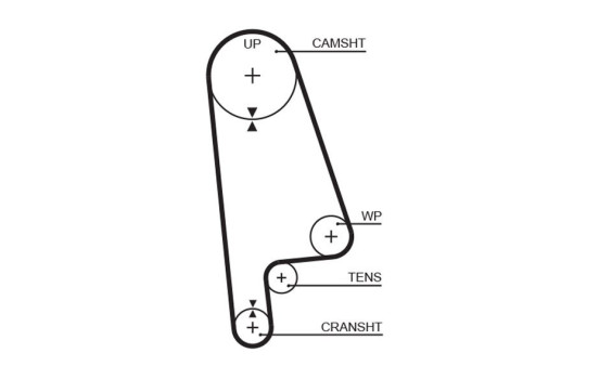 Kit de distribution PowerGrip® K015233XS Gates, Image 3
