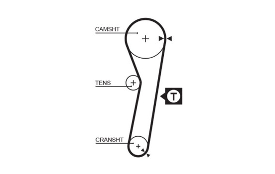 Kit de distribution PowerGrip® K015263XS Gates, Image 4