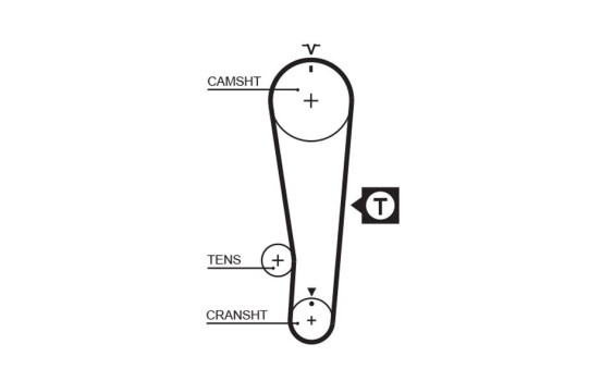 Kit de distribution PowerGrip® K015284XS Gates, Image 3