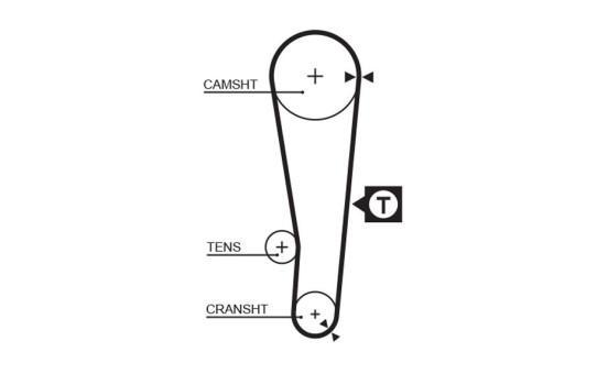 Kit de distribution PowerGrip® K015386XS Gates, Image 3