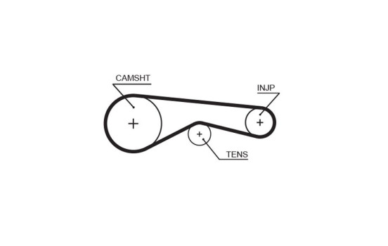 Kit de distribution PowerGrip® K015624XS Gates, Image 3