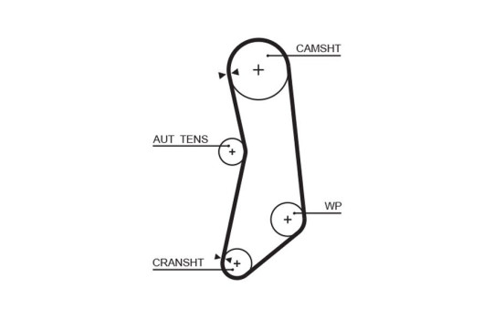 Kit de distribution PowerGrip® K015627XS Gates, Image 3