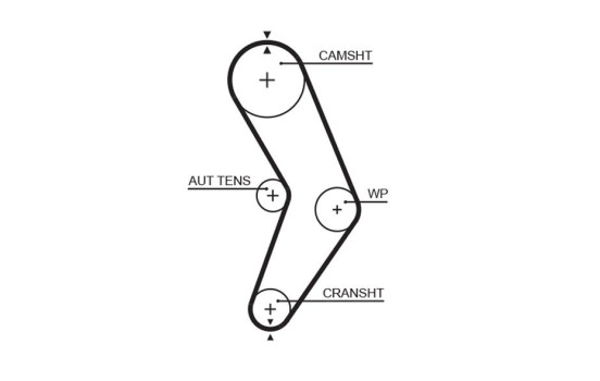Kit de distribution PowerGrip® K015662XS Gates, Image 2