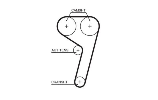 Kit de distribution PowerGrip® K035669XS Gates, Image 2