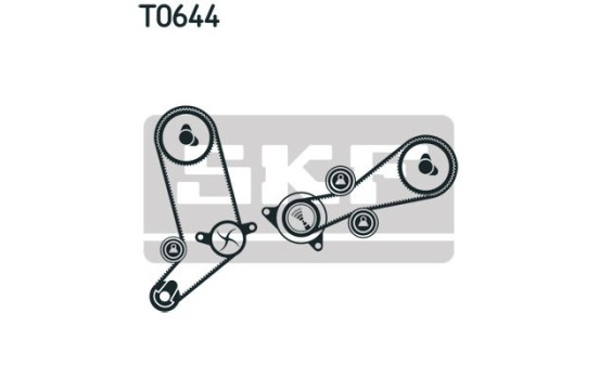 Kit de distribution VKMA 01270 SKF
