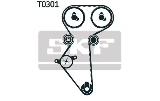 Kit de distribution VKMA 90007 SKF, Image 2