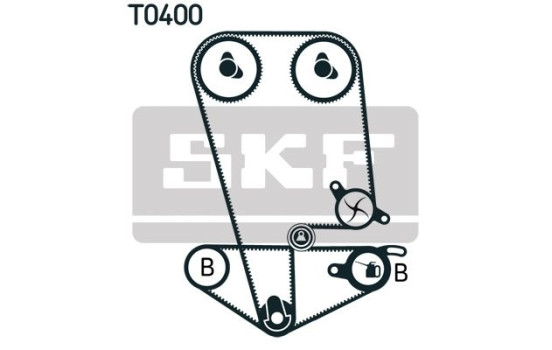 Kit de distribution VKMA 93014 SKF, Image 2