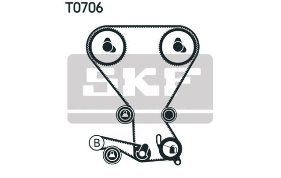 Kit de distribution VKMA 95658 SKF, Image 2