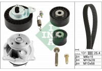 Pompe à eau + kit de courroie de distribution 530 0102 31 Ina