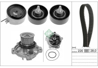 Pompe à eau + kit de courroie de distribution 530 0456 30 Ina