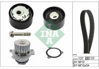 Pompe à eau + kit de courroie de distribution 530 0536 30 Ina