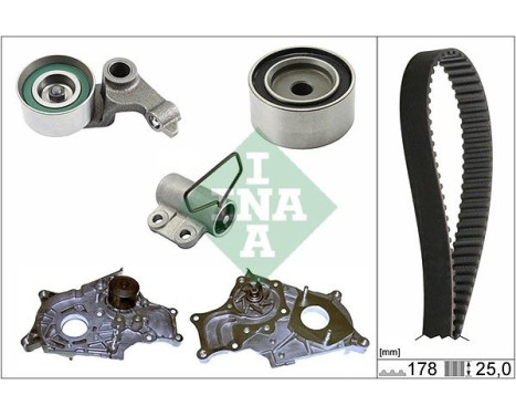 Pompe à eau + kit de courroie de distribution 530 0543 31 Ina