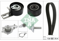 Pompe à eau + kit de courroie de distribution 530 0610 30 Ina