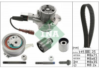Pompe à eau + kit de courroie de distribution 530 0699 30 Ina