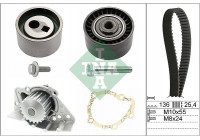 Pompe à eau + kit de courroie de distribution 530009530 Ina