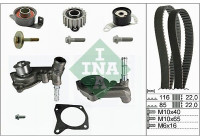Pompe à eau + kit de courroie de distribution 530010430 Ina