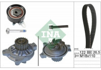Pompe à eau + kit de courroie de distribution 530017531 Ina