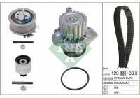Pompe à eau + kit de courroie de distribution 530020133 Ina