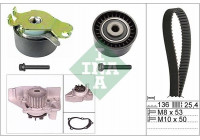Pompe à eau + kit de courroie de distribution 530023630 Ina