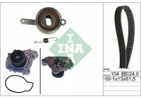 Pompe à eau + kit de courroie de distribution 530031430 Ina