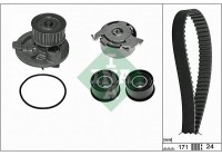 Pompe à eau + kit de courroie de distribution 530035831 Ina