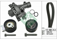 Pompe à eau + kit de courroie de distribution 530047130 Ina