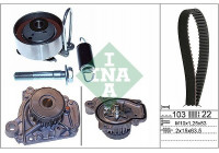 Pompe à eau + kit de courroie de distribution 530050531 Ina