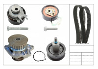 Pompe à eau + kit de courroie de distribution 530053830 Ina