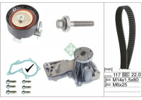 Pompe à eau + kit de courroie de distribution 530060530 Ina