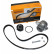 Pompe à eau + kit de courroie de distribution CT846WP3 Contitech