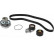 Pompe à eau + kit de courroie de distribution CT887WP1 Contitech