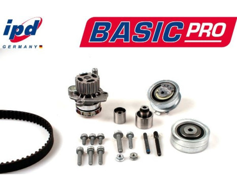 Pompe à eau + kit de courroie de distribution IPD BASIC-PRO K62074 Hepu