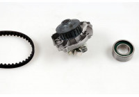 Pompe à eau + kit de courroie de distribution PK00940 Hepu