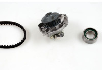 Pompe à eau + kit de courroie de distribution PK00943 Hepu