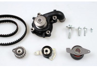 Pompe à eau + kit de courroie de distribution PK02280 Hepu