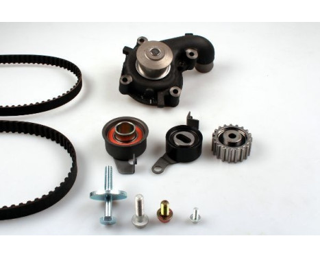Pompe à eau + kit de courroie de distribution PK02281 Hepu