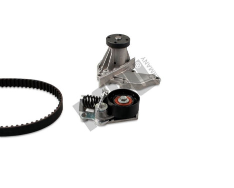 Pompe à eau + kit de courroie de distribution PK02351 Hepu