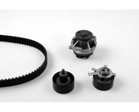 Pompe à eau + kit de courroie de distribution PK02361 Hepu