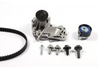 Pompe à eau + kit de courroie de distribution PK02550 Hepu